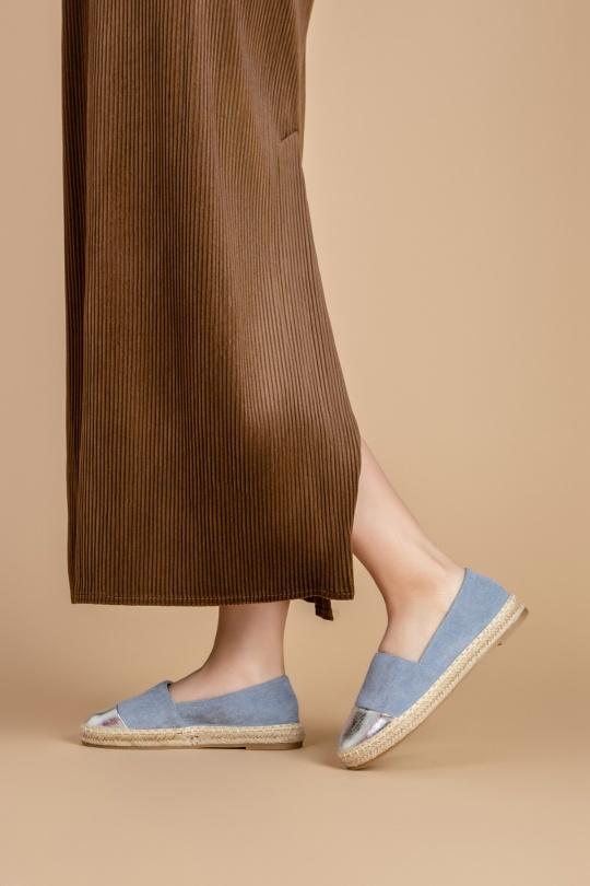 Espadrilles Chaussures Beige LADY GLORY LX229 Efashion Paris