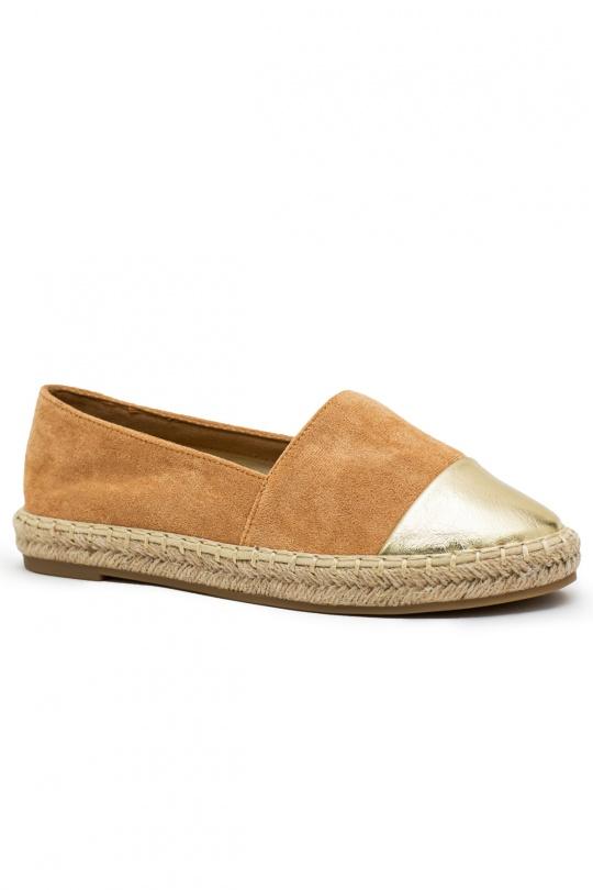 Espadrilles Chaussures Beige LADY GLORY LX229 Efashion Paris