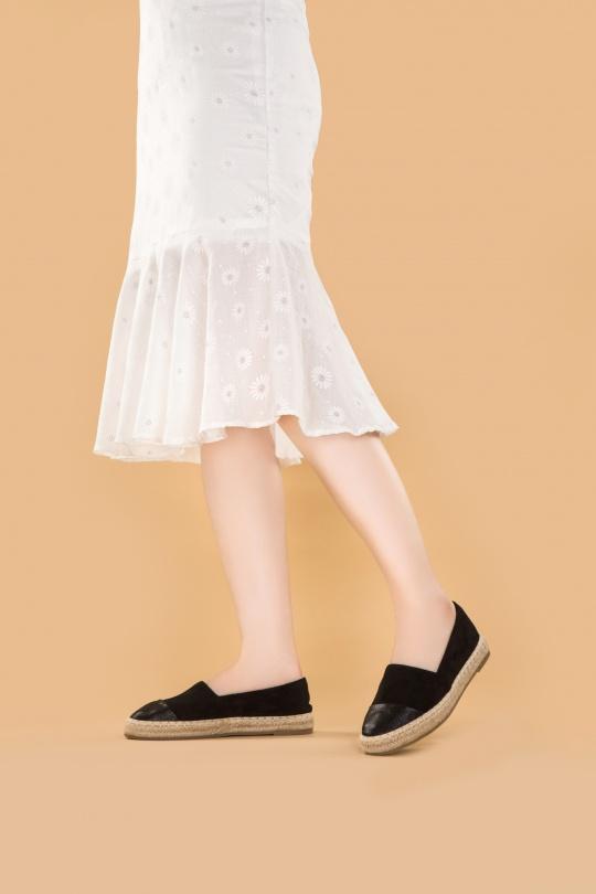 Espadrilles Chaussures Bleu LADY GLORY LX234 Efashion Paris