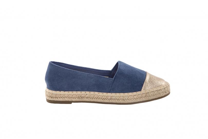 Espadrilles Chaussures Bleu LADY GLORY LX234 Efashion Paris