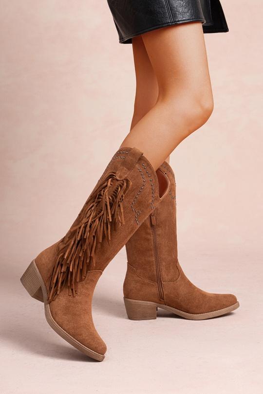 Boots Shoes Camel LADY GLORY HQ377 Efashion Paris