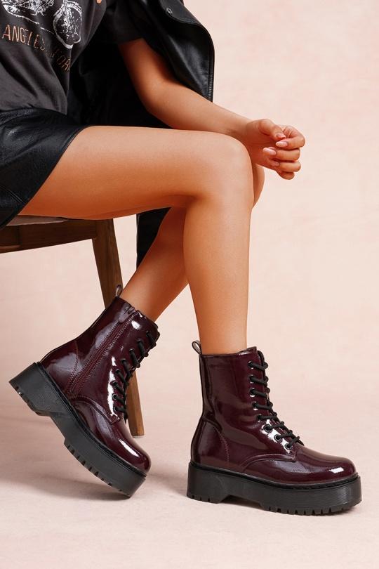 Bottines Chaussures Bordeaux LADY GLORY HQ382 Efashion Paris