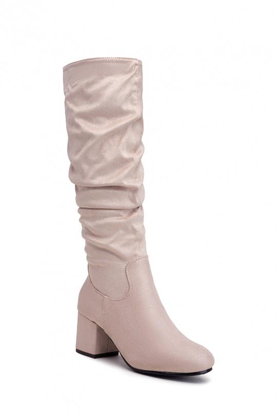 Boots Shoes Taupe LADY GLORY LH189 Efashion Paris