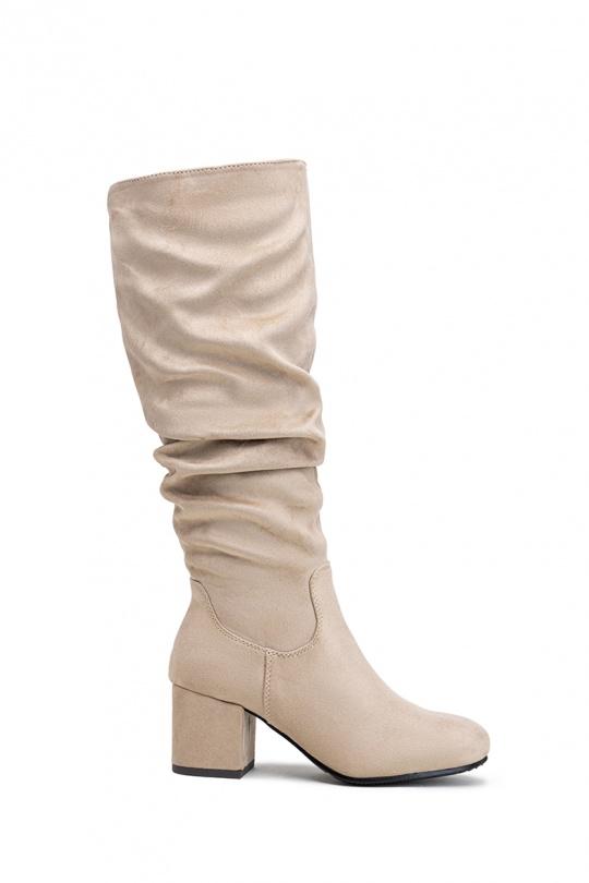 Boots Shoes Taupe LADY GLORY LH189 Efashion Paris
