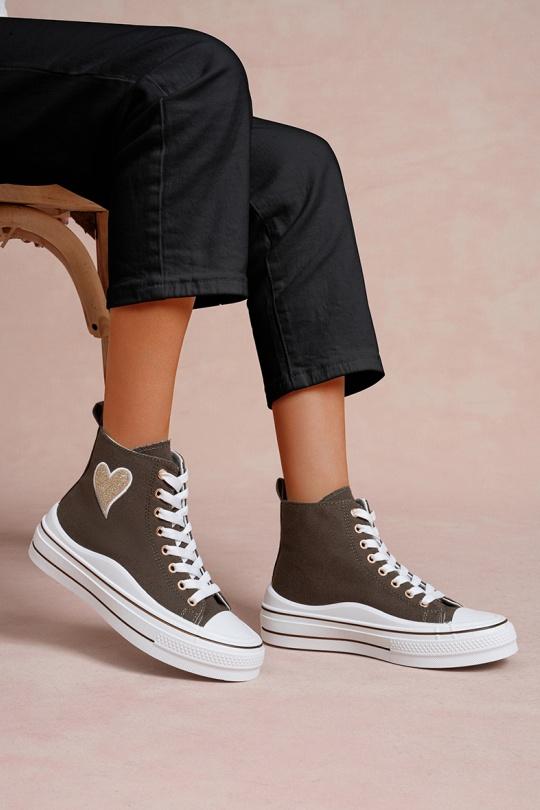 Sneakers Scarpe Green LADY GLORY K1760 Efashion Paris