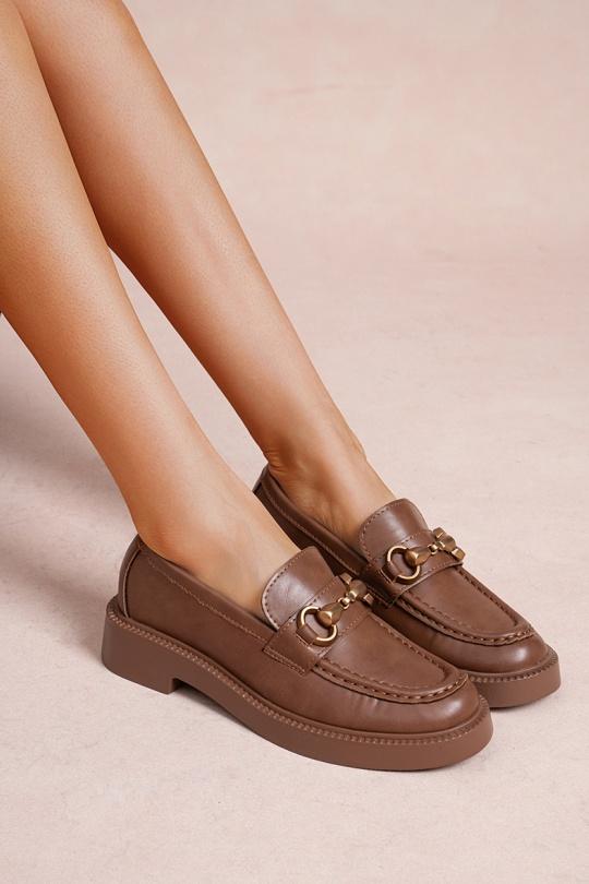 Mocassini Scarpe Camel LADY GLORY E117 Efashion Paris