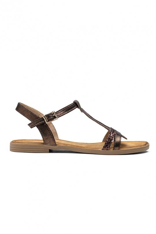 Sandales Chaussures Beige LADY GLORY F6891 Efashion Paris