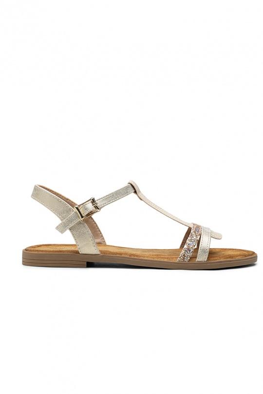 Sandales Chaussures Beige LADY GLORY F6891 Efashion Paris