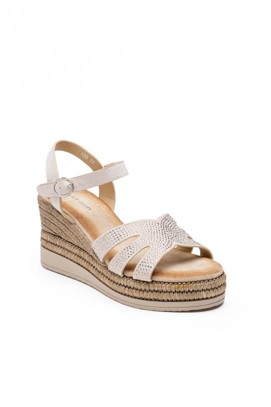 Compensées Chaussures Marron LADY GLORY H20 Efashion Paris