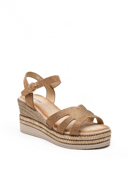 Compensées Chaussures Marron LADY GLORY H20 Efashion Paris