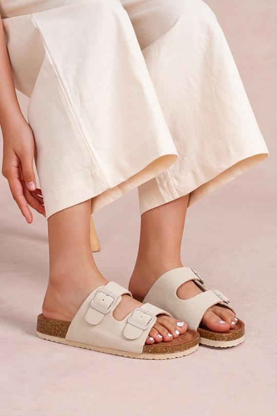 Sandales Chaussures Taupe LADY GLORY FL202 Efashion Paris