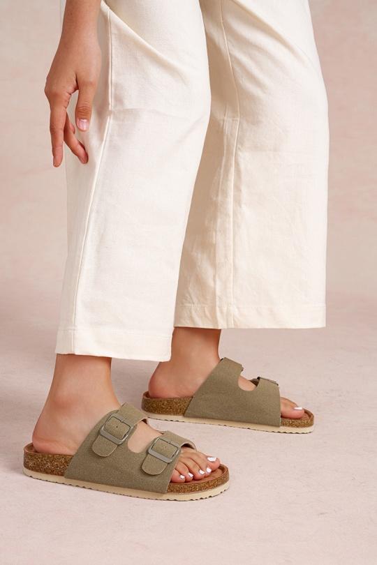 Sandales Chaussures Taupe LADY GLORY FL202 Efashion Paris