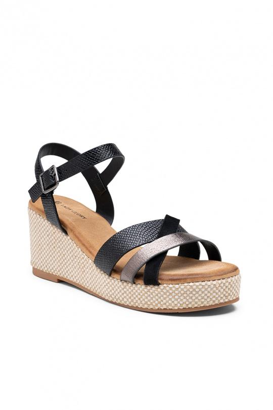 Compensées Chaussures Champagne LADY GLORY FL209 Efashion Paris