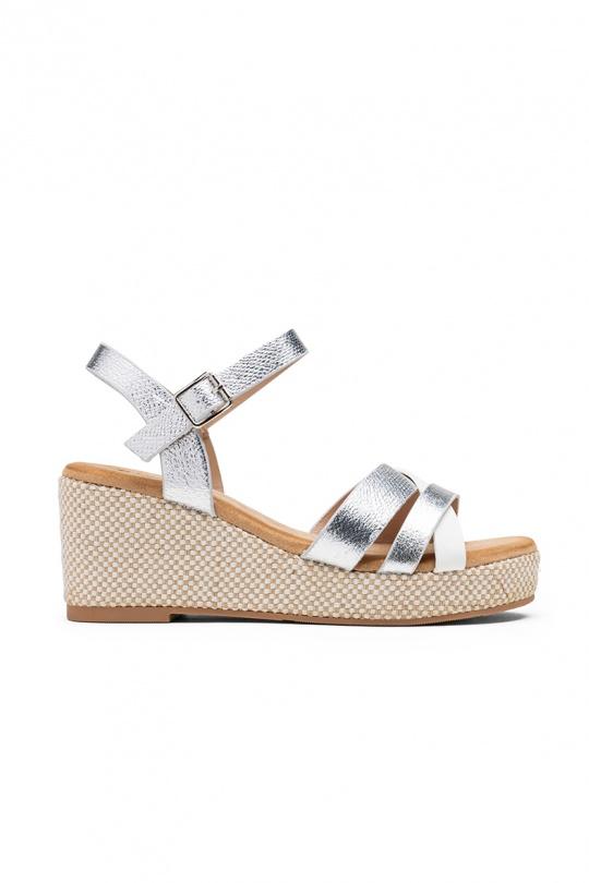 Compensées Chaussures Champagne LADY GLORY FL209 Efashion Paris