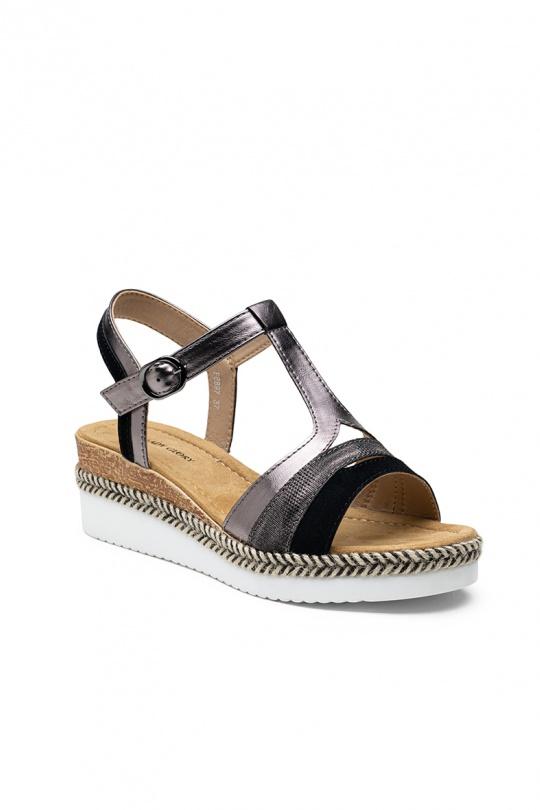 Compensées Chaussures Marron LADY GLORY F6897 Efashion Paris