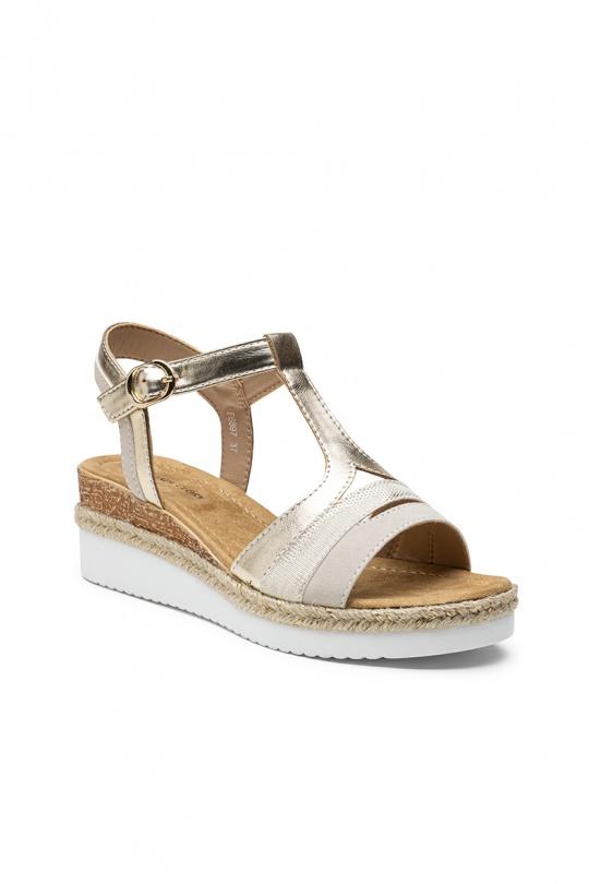 Compensées Chaussures Marron LADY GLORY F6897 Efashion Paris