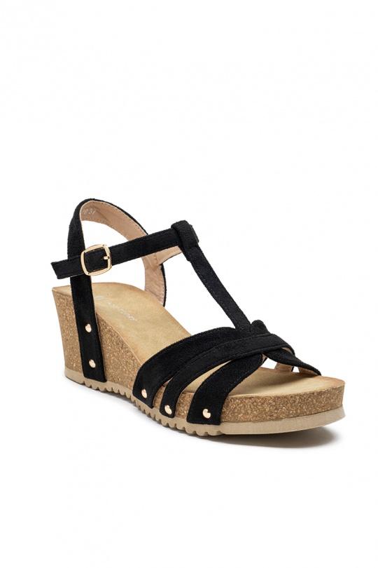 Compensées Chaussures Taupe LADY GLORY FD76 Efashion Paris