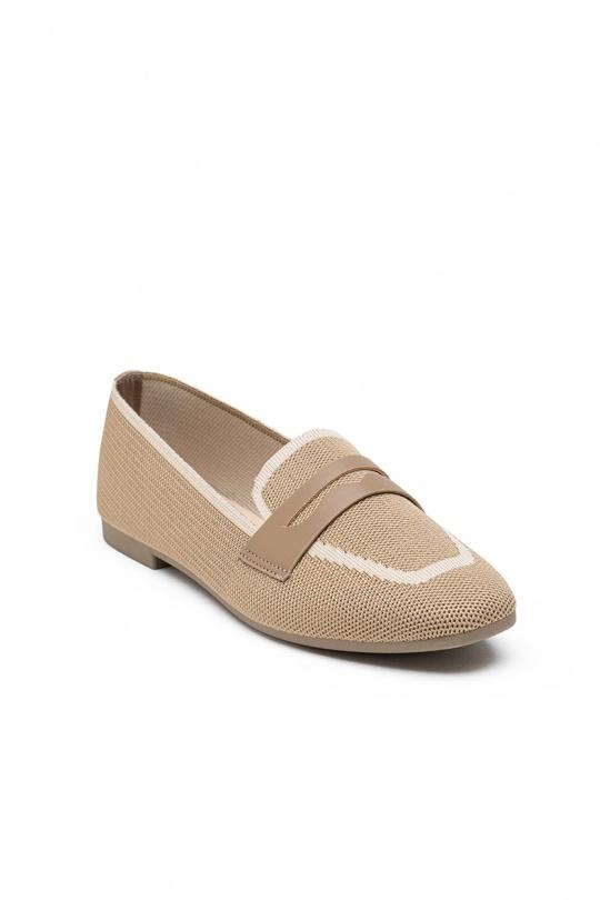 Loafers Shoes Beige LADY GLORY YT57 Efashion Paris