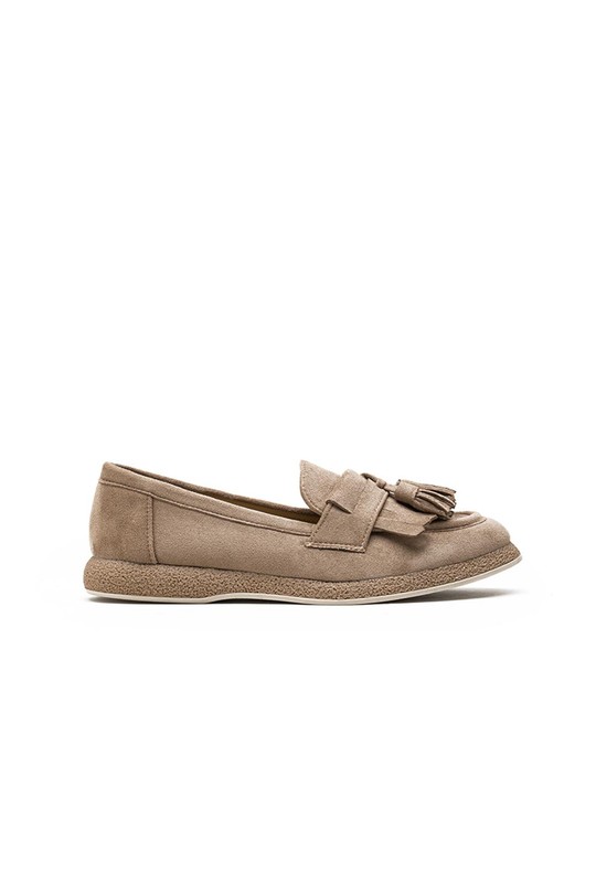 Mocassins Chaussures Beige LADY GLORY R868 Efashion Paris