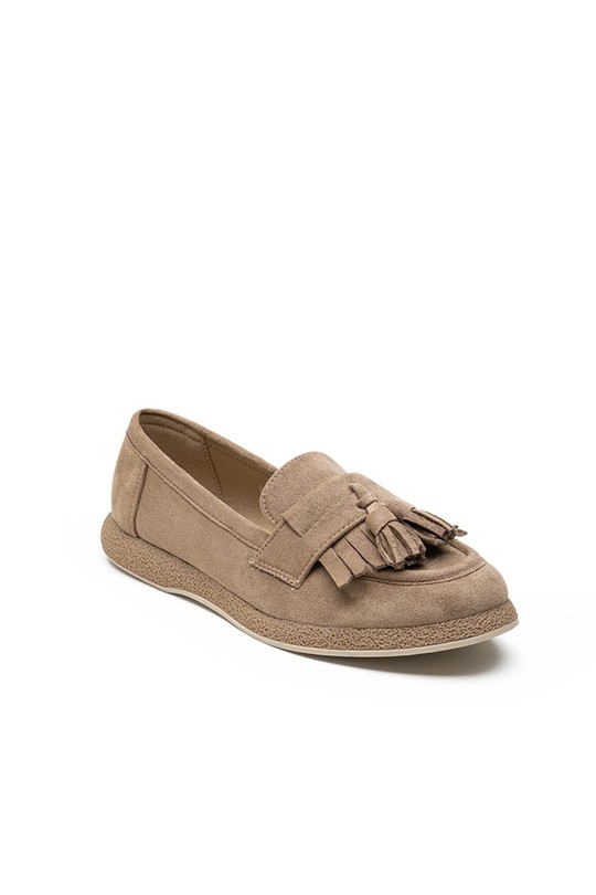 Mocassins Chaussures Beige LADY GLORY R868 Efashion Paris