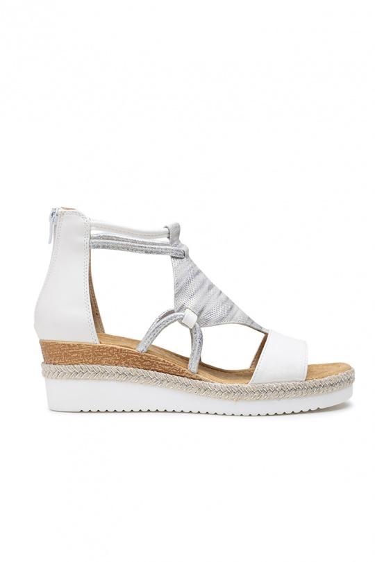 Compensées Chaussures Taupe LADY GLORY F6882 Efashion Paris