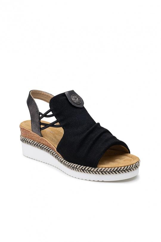 Compensées Chaussures Beige LADY GLORY F6927 Efashion Paris