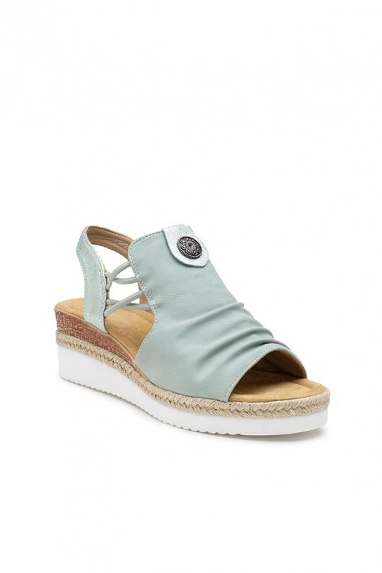 Compensées Chaussures Beige LADY GLORY F6927 Efashion Paris