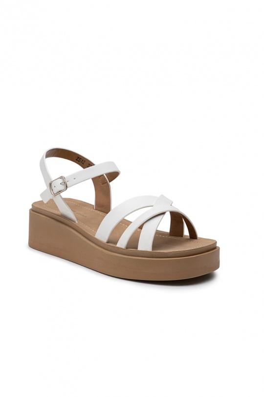 De cuña Zapatos Camel LADY GLORY ZS12 Efashion Paris