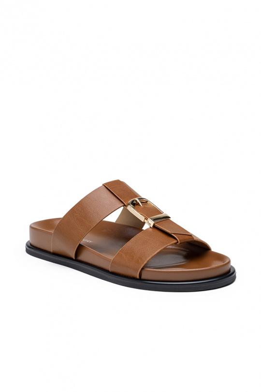 Sandales Chaussures Marron LADY GLORY YT55 Efashion Paris