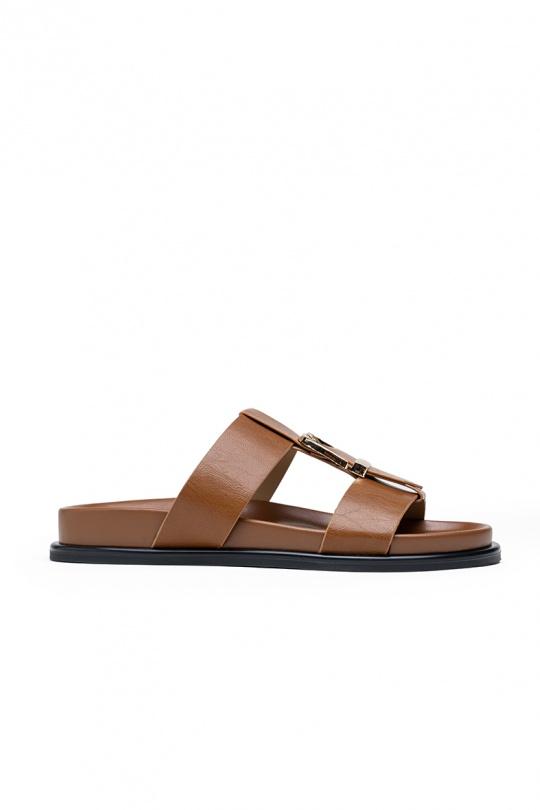 Sandales Chaussures Marron LADY GLORY YT55 Efashion Paris