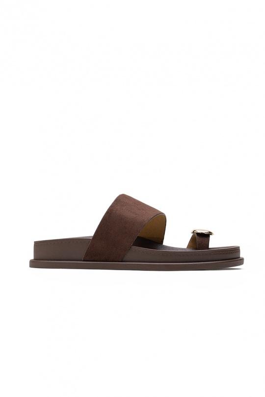 Sandales Chaussures Marron LADY GLORY L523 Efashion Paris