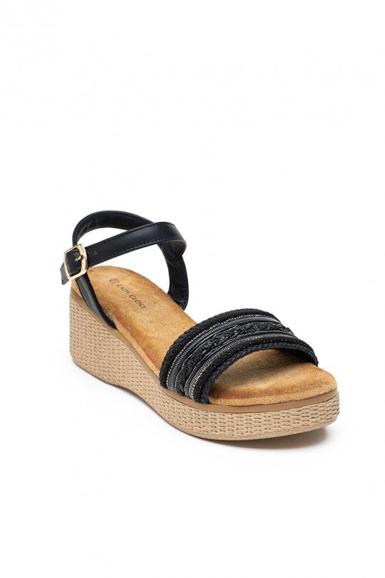 De cuña Zapatos Brown LADY GLORY H18 Efashion Paris