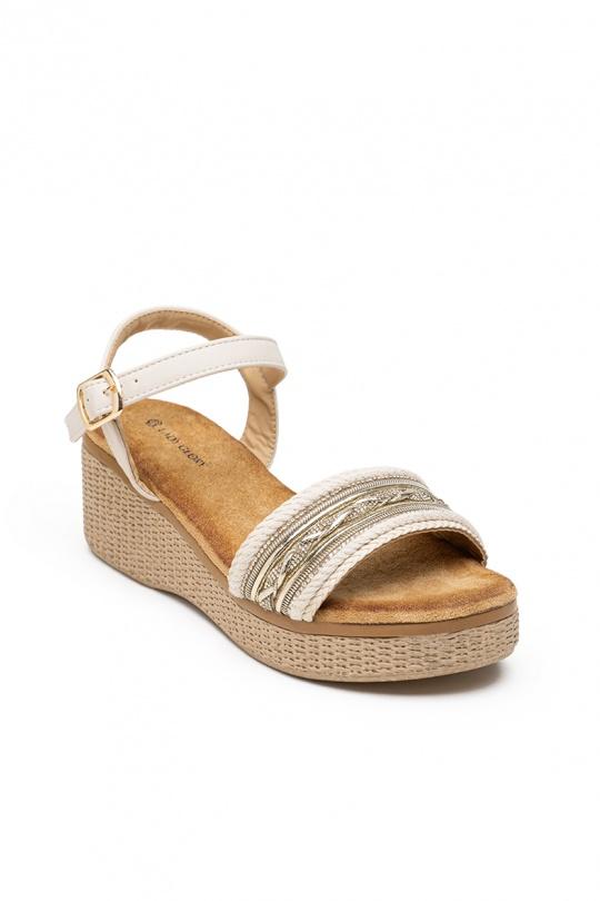 De cuña Zapatos Brown LADY GLORY H18 Efashion Paris