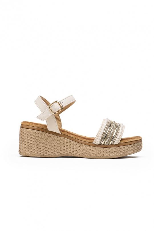 De cuña Zapatos Brown LADY GLORY H18 Efashion Paris