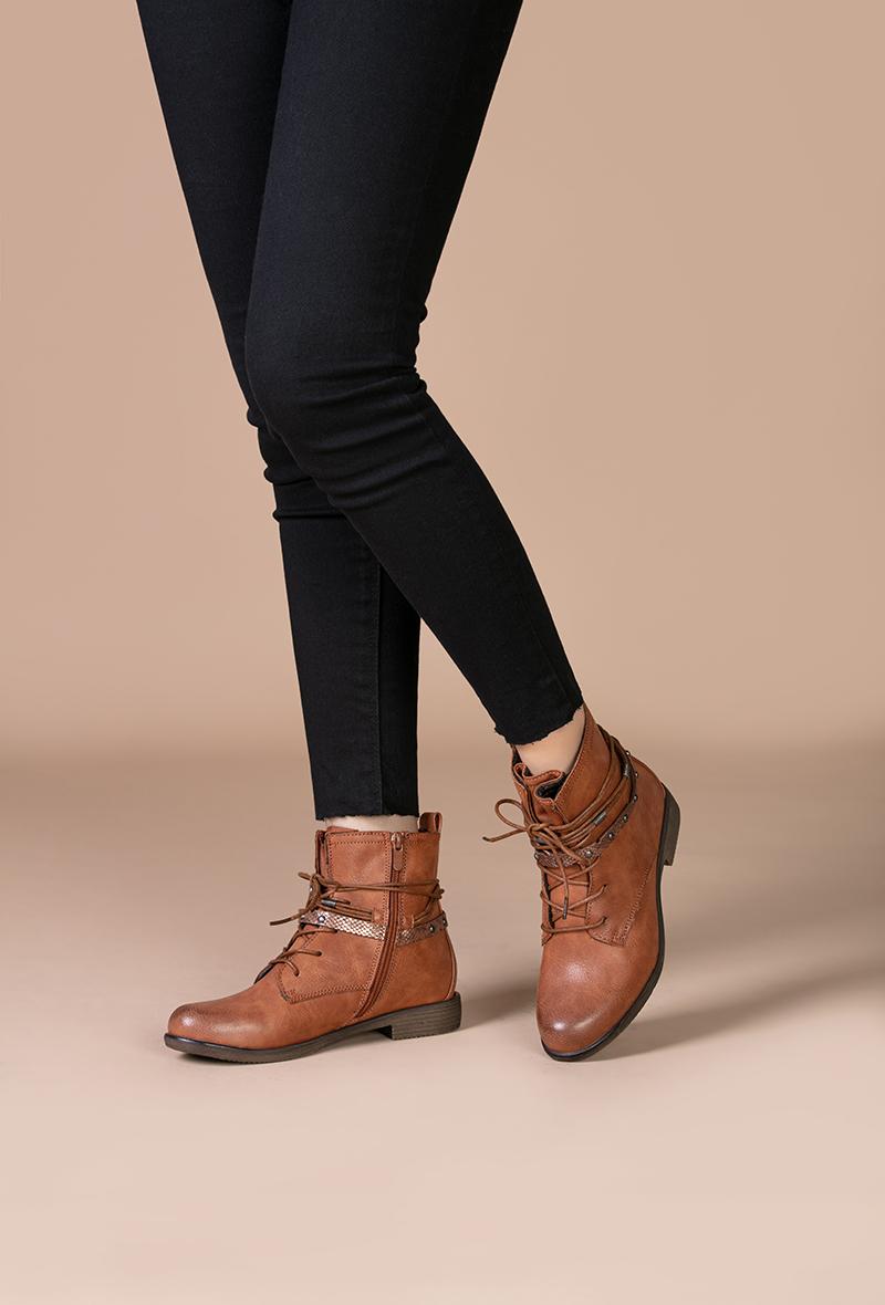 Bottines Chaussures Camel LADY GLORY F6068 #c Efashion Paris