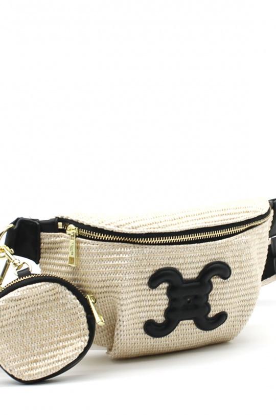 Sacs bananes Maroquinerie Noir Vimoda 6385 Efashion Paris