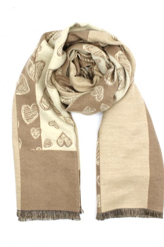 Bufandas Complementos Taupe Vimoda 19047 Efashion Paris