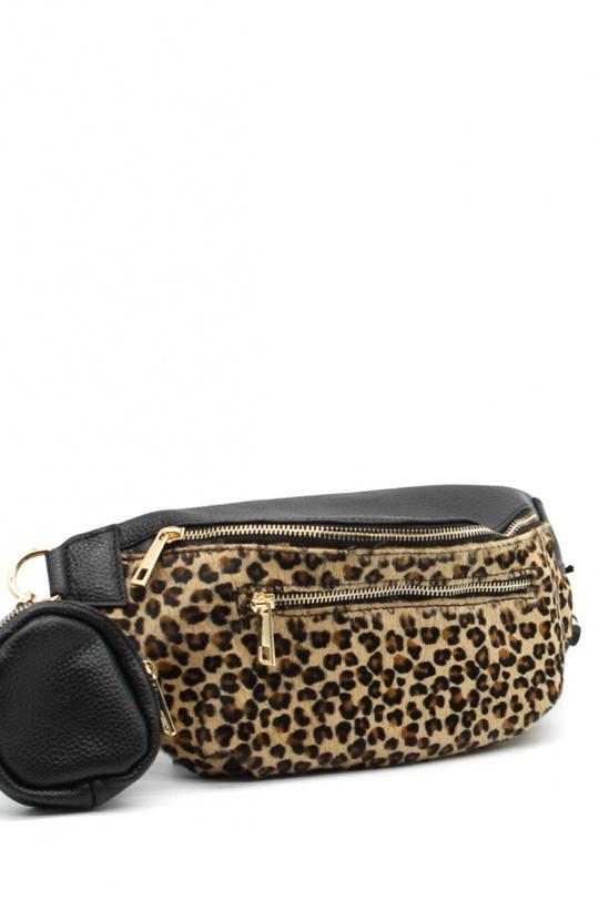 Fanny pack Bags Black Vimoda 390339 Efashion Paris