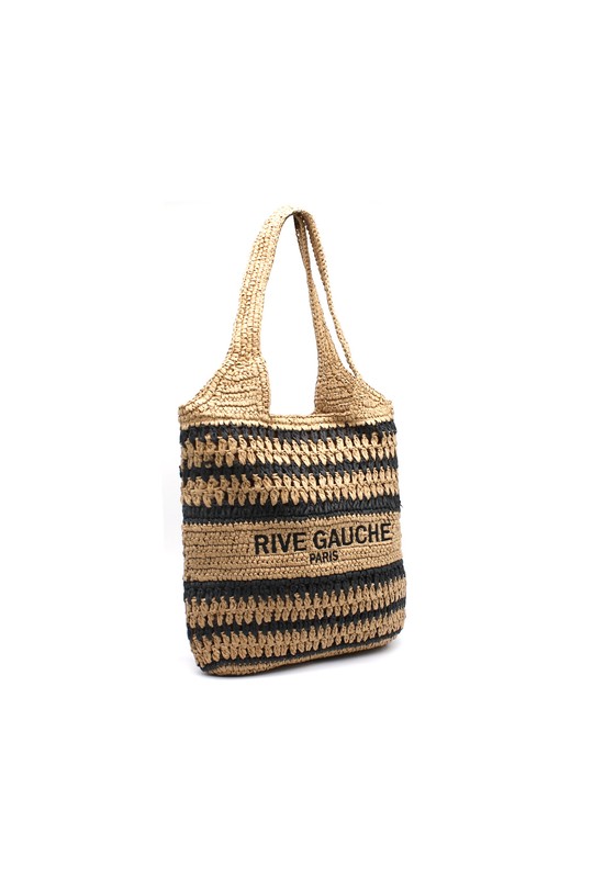 Cabas Maroquinerie Noir Vimoda 6761 Efashion Paris