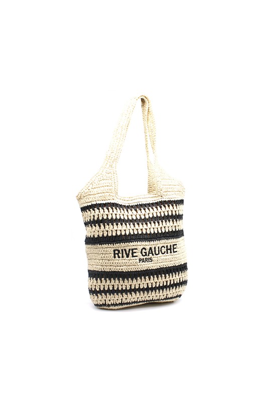 Cabas Maroquinerie Noir Vimoda 6761 Efashion Paris