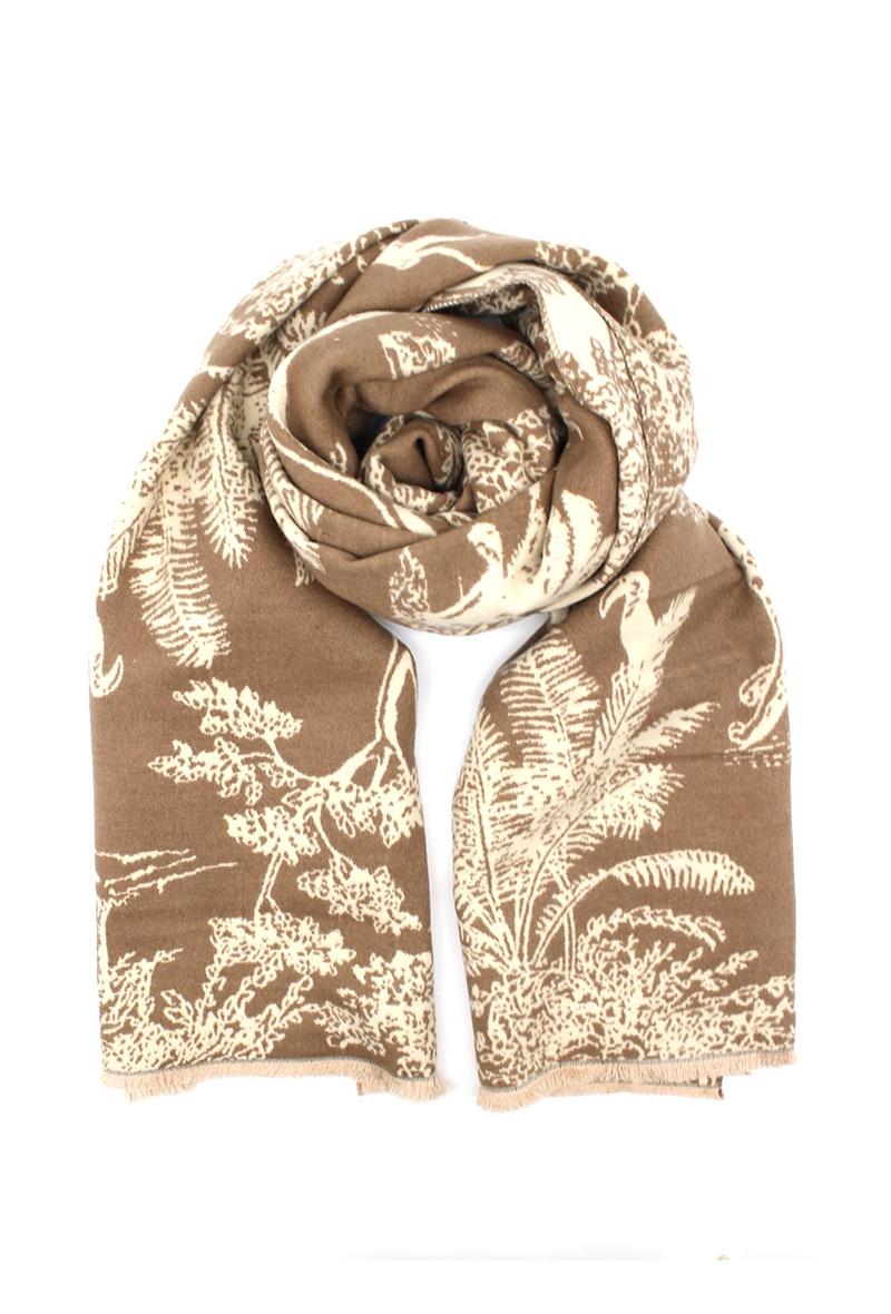 Scarves Accessories Taupe Vimoda 19000 #c Efashion Paris