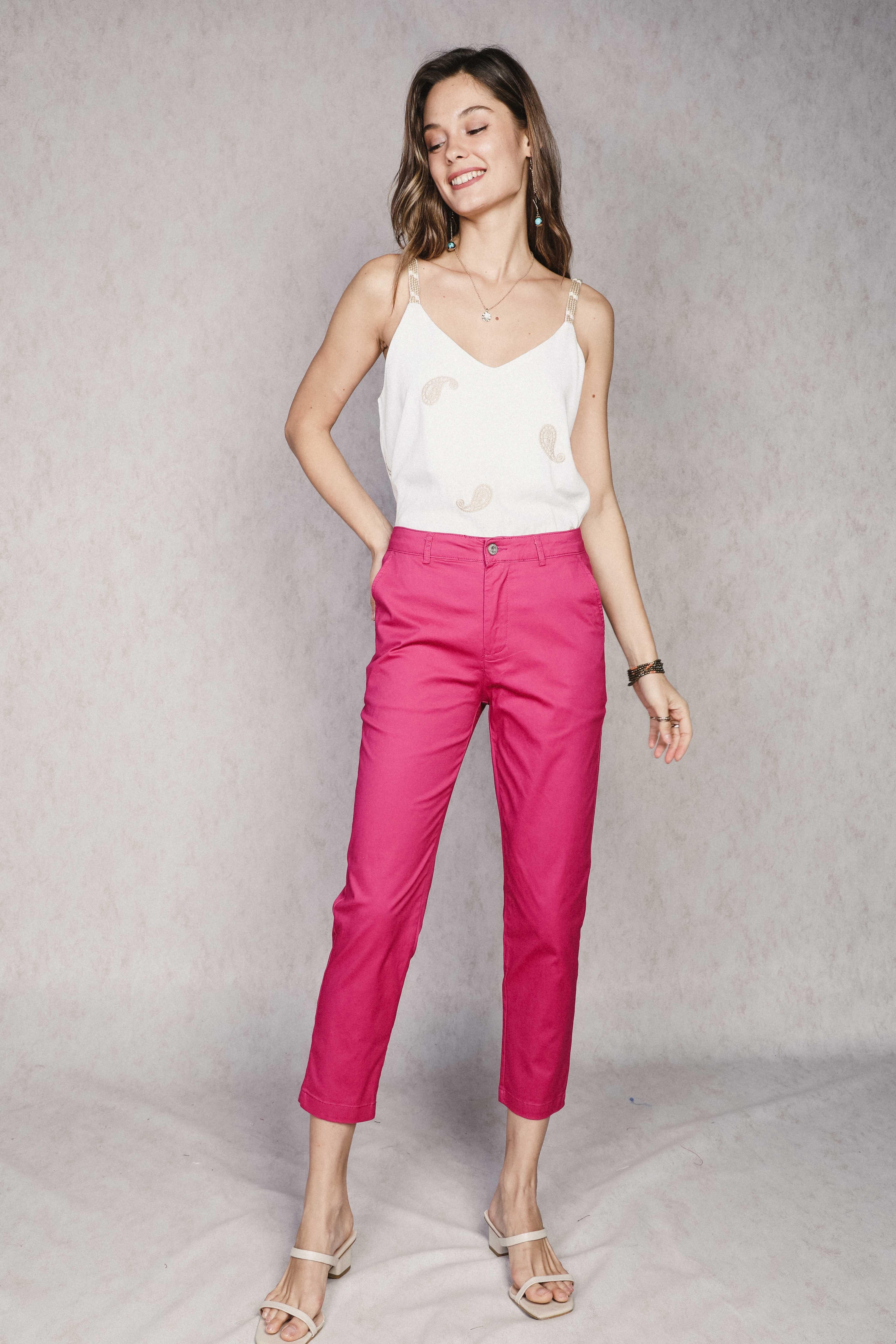 Pantalons Femme Framboise VERSION M (anciennement Sarah John) CH351 #c Efashion Paris