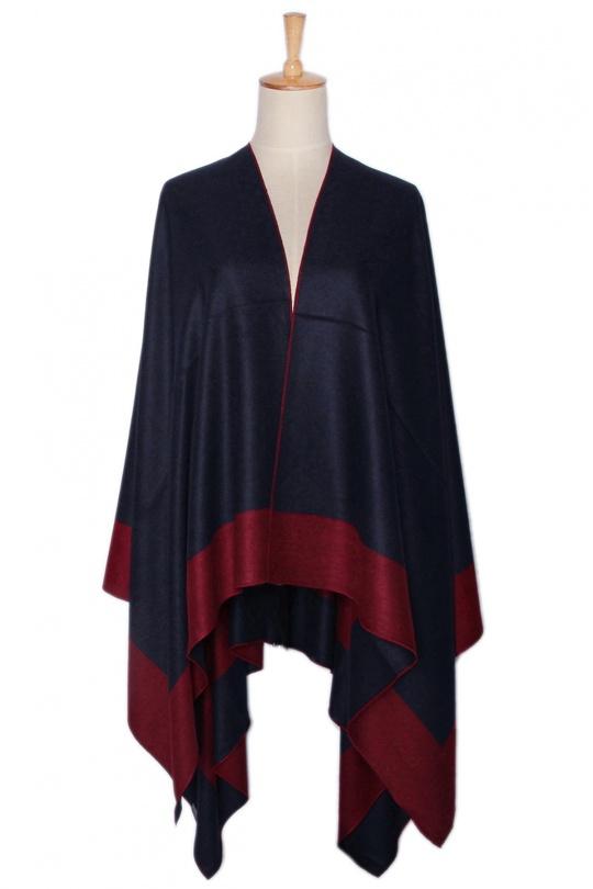 Capes et ponchos Femme Bleu marine SARL LIFA  F40289 Efashion Paris