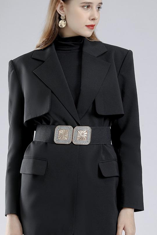 Ceintures Accessoires Noir/doré SARL LIFA  LF10053 Efashion Paris