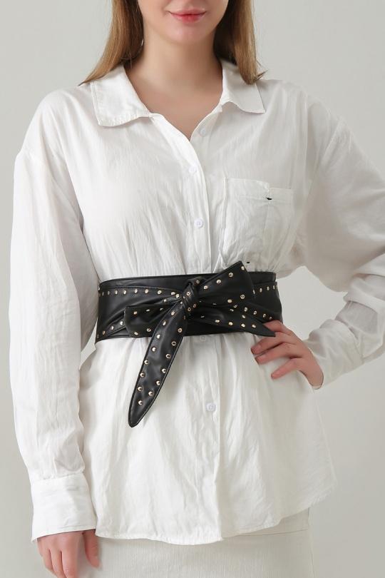 Cinture Accessori Black/gold SARL LIFA  LF10465 Efashion Paris