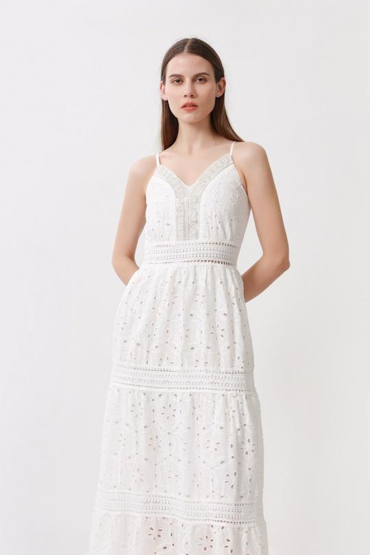 Abiti al polpaccio Donna White SARL LIFA  B165 Efashion Paris