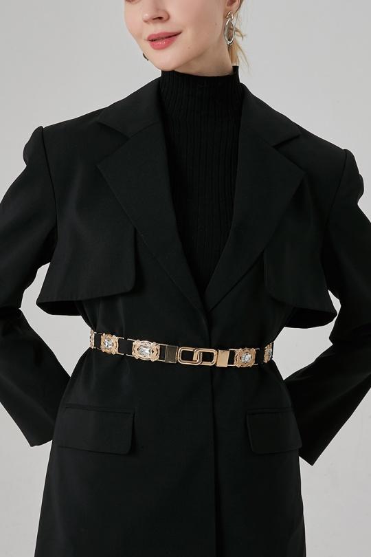 Ceintures Accessoires Noir/doré SARL LIFA  LF10343 Efashion Paris