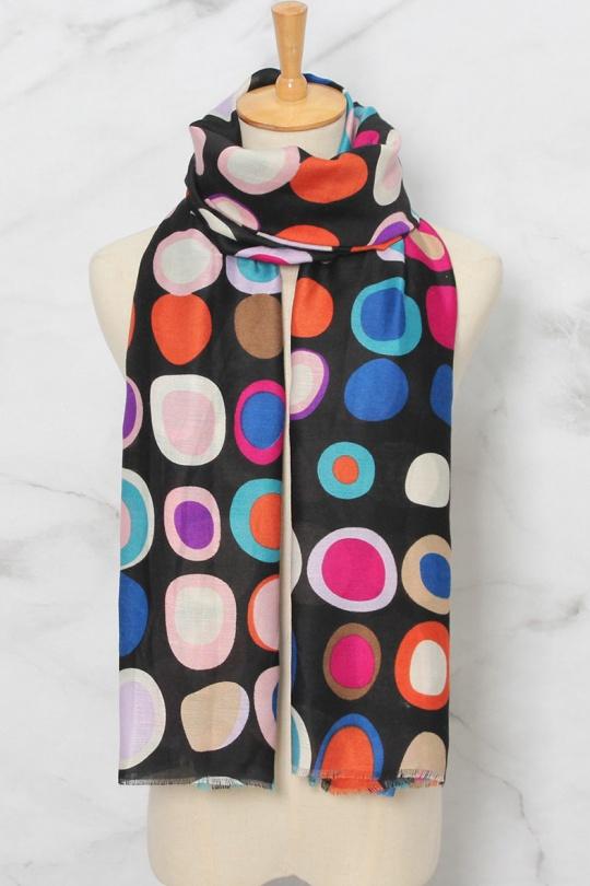 Écharpes Accessoires Noir SARL LIFA  S22491 Efashion Paris