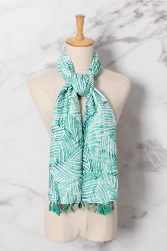 Écharpes Accessoires Vert SARL LIFA  S70810 Efashion Paris