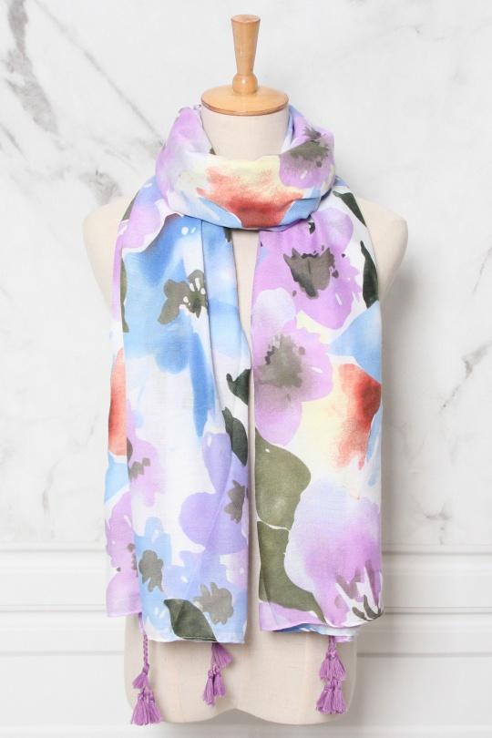 Écharpes Accessoires Bleu clair SARL LIFA  ST64333 Efashion Paris